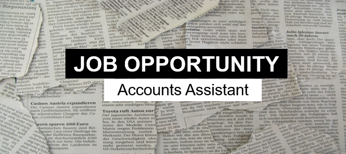 Accounts Assistant Job Description Sample